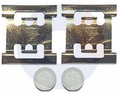 CARRAB BRAKE PARTS 2372 -  Комплектующие, колодки дискового тормоза